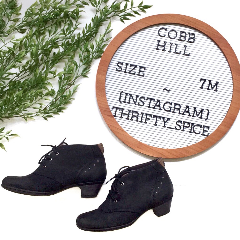 Cobb Hill By New Balance Black Booties Size 7M